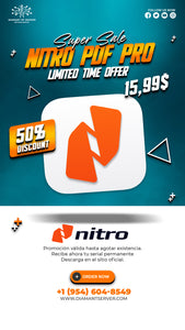 Licencia Nitro PDF Pro Original Permanente