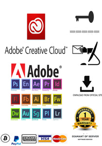 Suscripción Suite Completa Adobe Creative Cloud Original 1 Año Windows/Mac