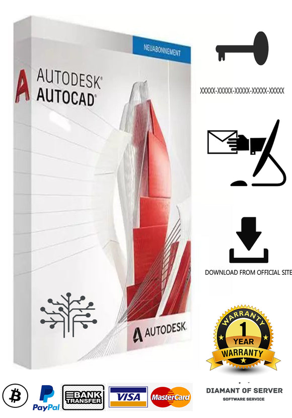 AutoCad Original Permanente All Versions 1 Año Windows/Mac – Diamant ...