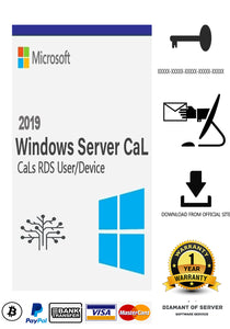 Cals Windows Server 2019 Genuine Retail Serial Key
