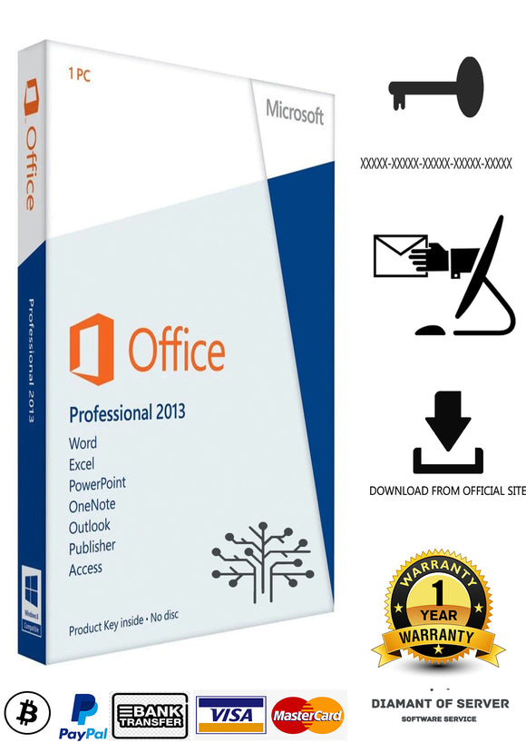 Office 2013 Professional Plus Genuine Key Licencia Permanente