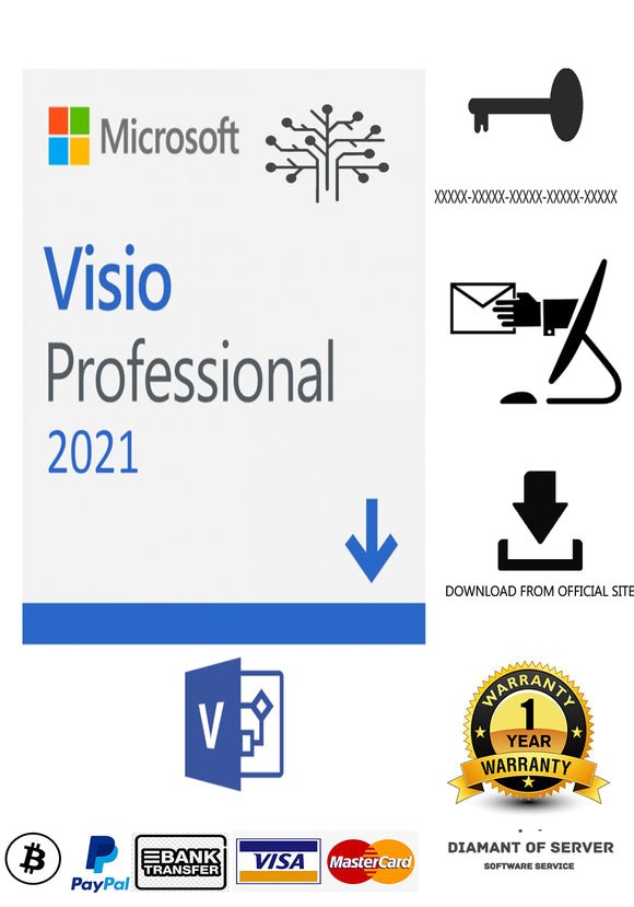 Licencias de Office todas las versiones retail, oem, original – Etiquetado  visio 2021 professional – Diamant Server Software