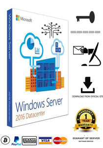 Windows Server 2016 Datacenter 16 Core Genuine Key Permanente
